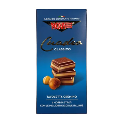 Купити Молочний шоколад з горіховою начинкою Tav Cuadro Classico 110 г, Італія, "Novi"